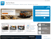 Tablet Screenshot of dacia.vipcar.pl